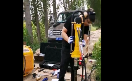 犀牛HPD液壓鉆機取樣案例