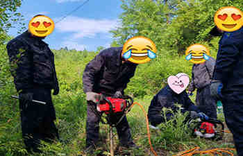 紹爾背包巖心鉆機(jī)交付培訓(xùn) 紹爾背包巖心鉆機(jī)交付培訓(xùn)