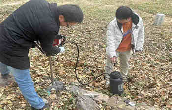 紹爾背包式地質鉆機交付